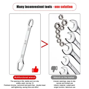 28b391099de0843e504dfe6c1ff99861.webp Double Head Universal Torx Wrench L23cm W3.7cm H0.5cm