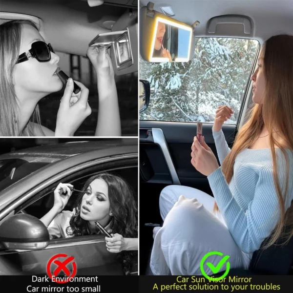 my-11134207-7r98x-lzfv2iejn49s25.webp SEAMETAL LED Car Visor Makeup Mirror